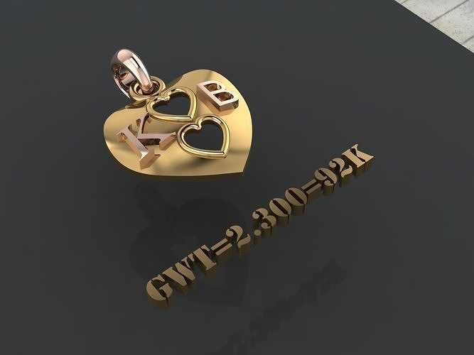 pendant 3D model