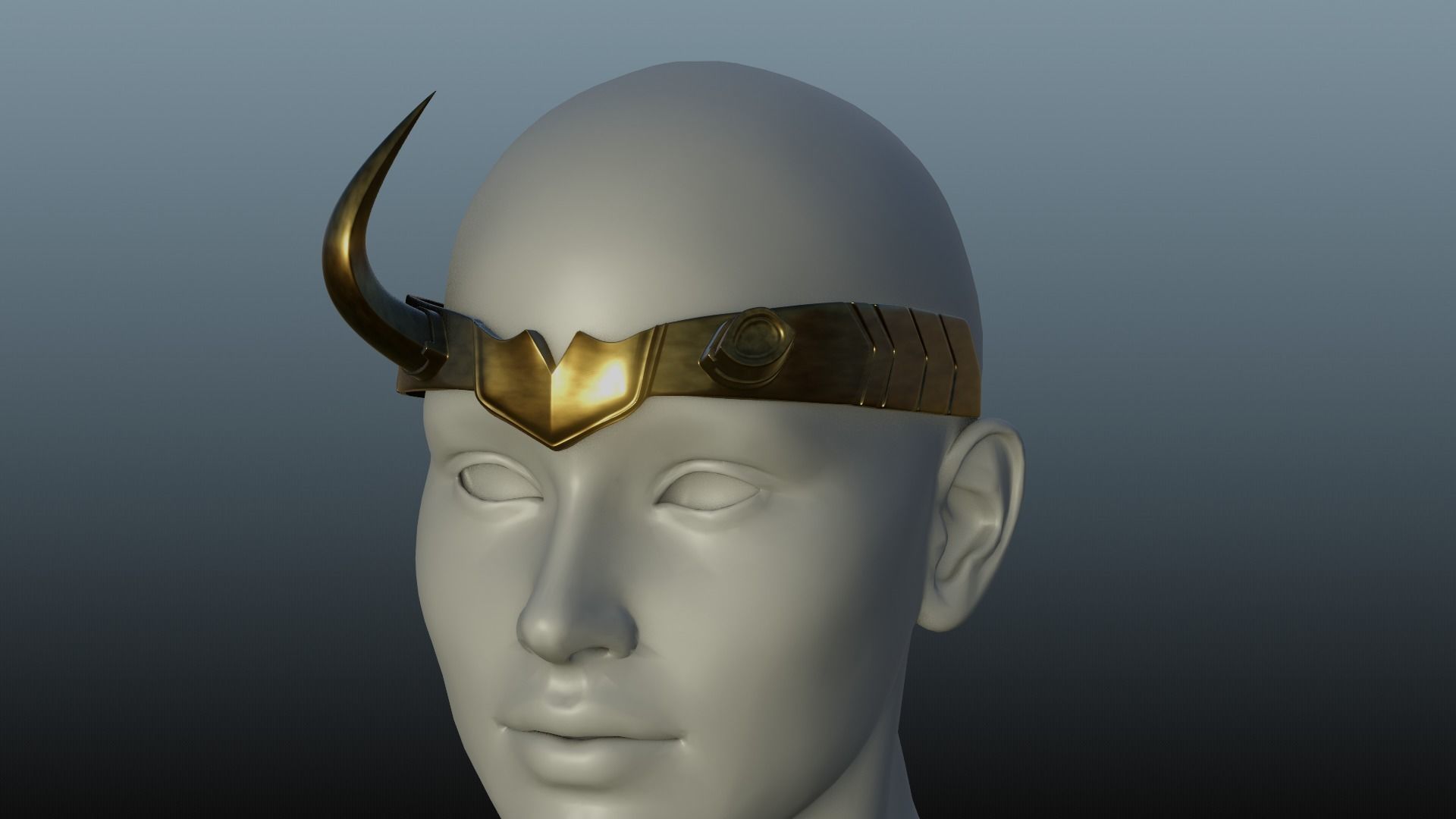 Sylvie - Lady Loki crown 3D model 3D printable | CGTrader