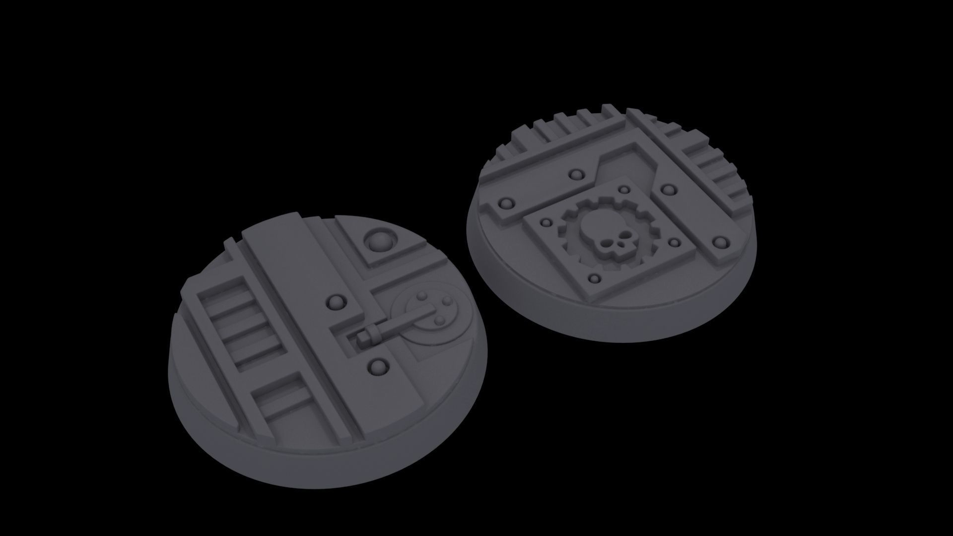 Necromunda - 25mm Bases 3D model 3D printable | CGTrader