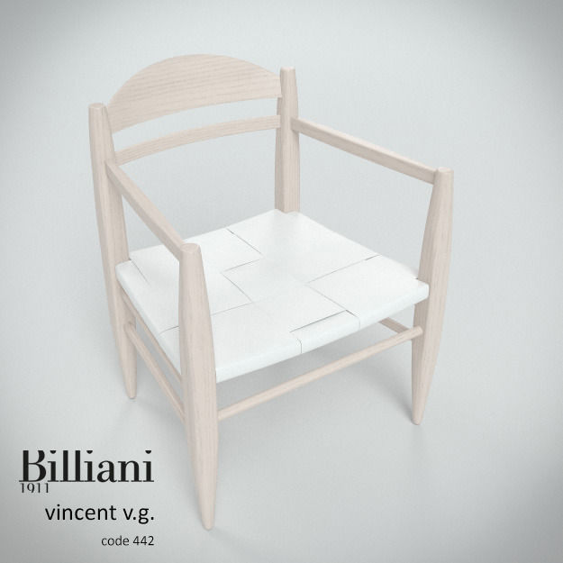 Billiani Vincent VG lounge chair white
