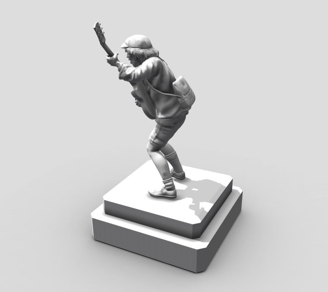 Angus young ACDC - 3dprinting 3D model 3D printable | CGTrader