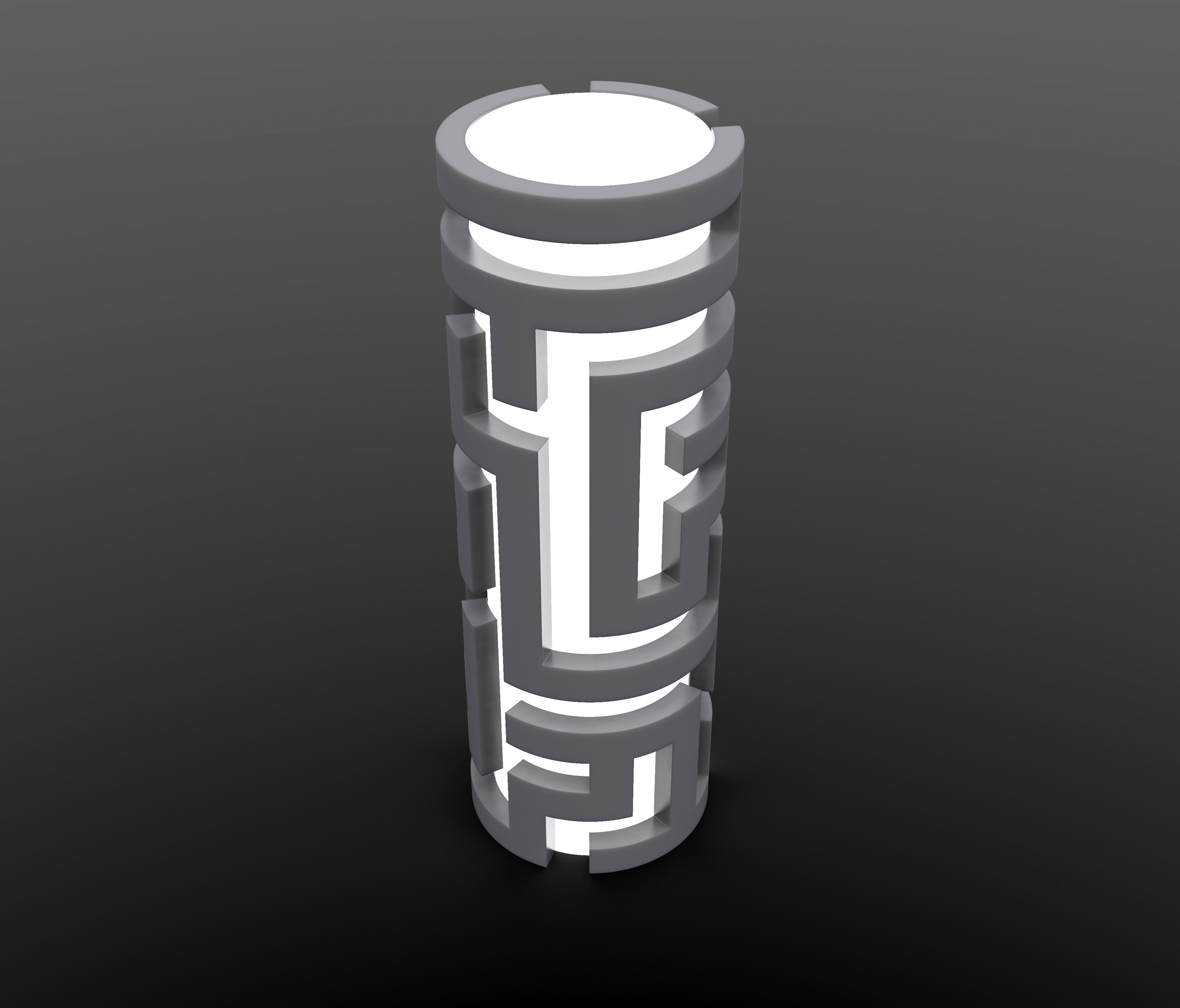 Generative design Real maze lamp2
