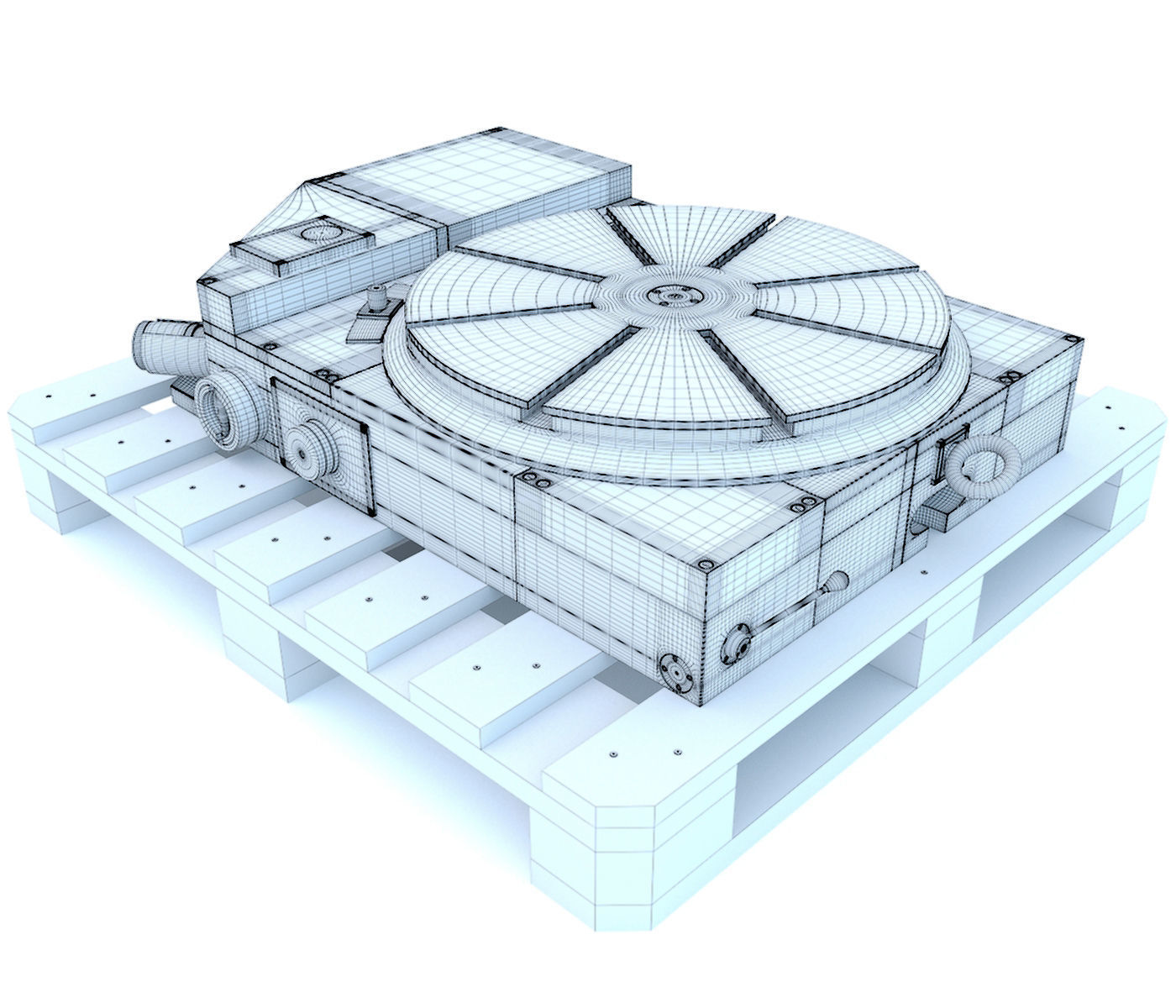 Spare parts of industrial machine tools - Collection 1 3D model | CGTrader