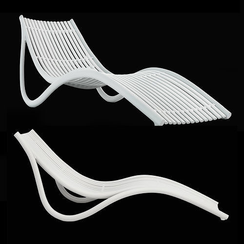 Vondom Ibiza Sun Lounger by Eugeni Quitllet 3D model