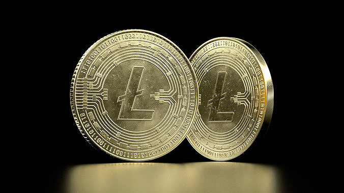 Litecoin high details 8K PBR