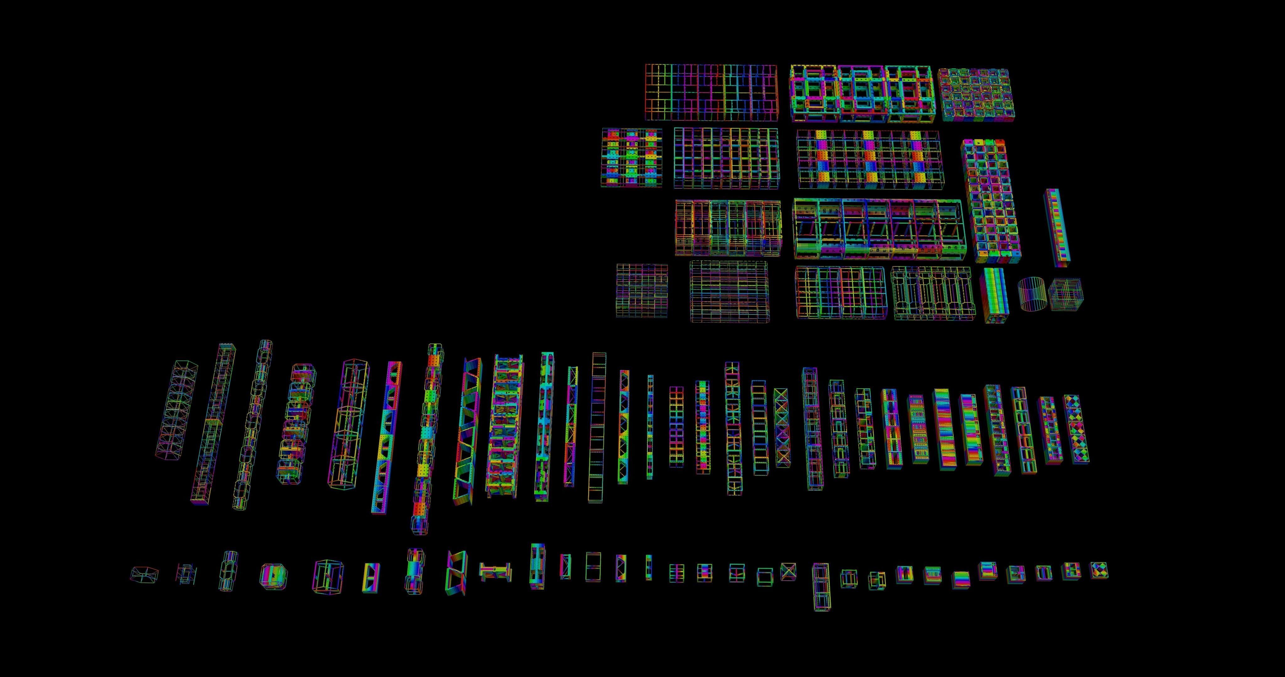 3D model METAL STRIP Kitbash VR / AR / low-poly | CGTrader