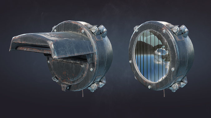 3D model Tank Headlight FG-127 FG-126 FG-125 VR / AR / low-poly | CGTrader