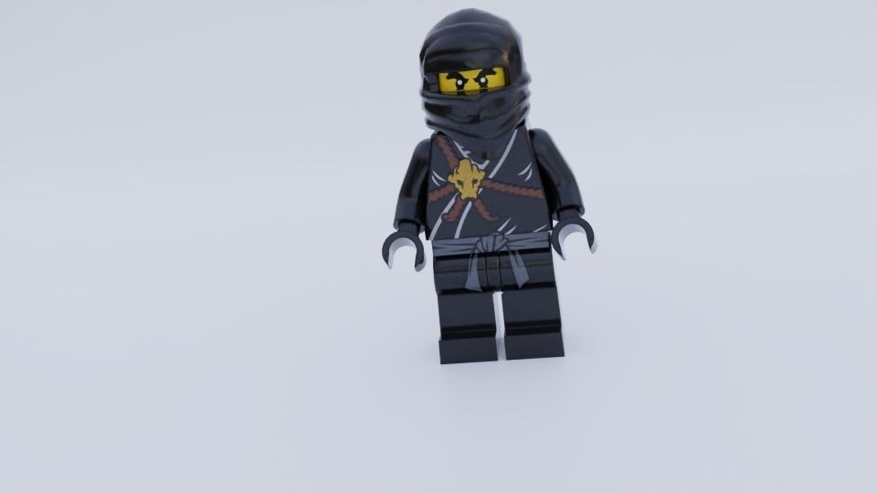 Cole The Black Ninja Ninjago 3D model CGTrader