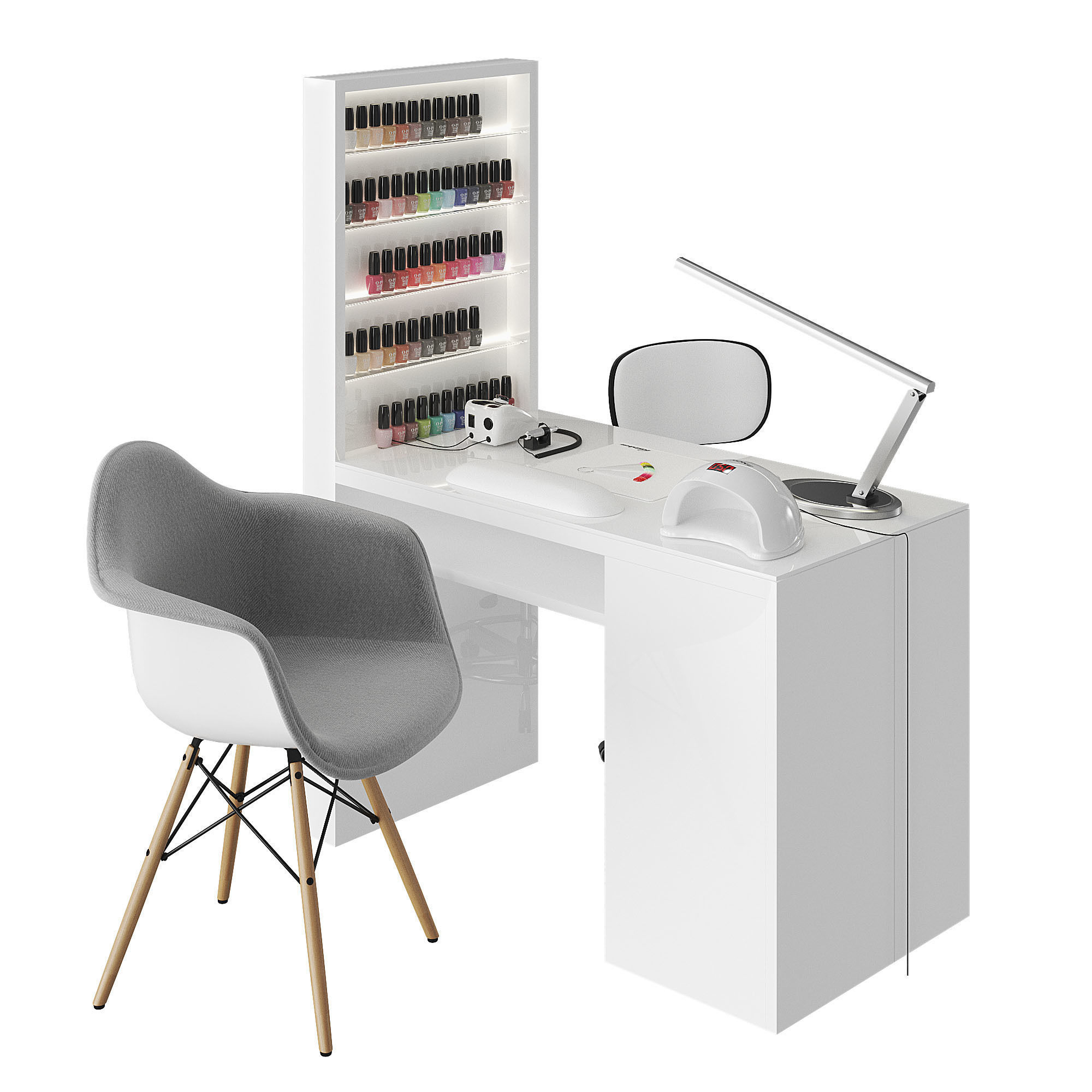 Manicure table 3D model CGTrader