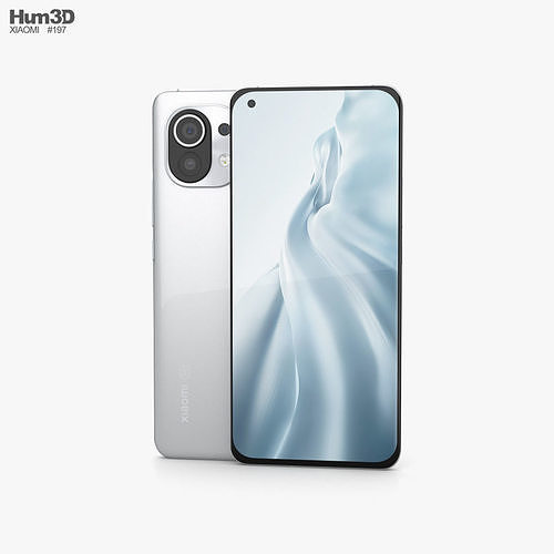 Xiaomi Mi 11 Cloud White 3D model