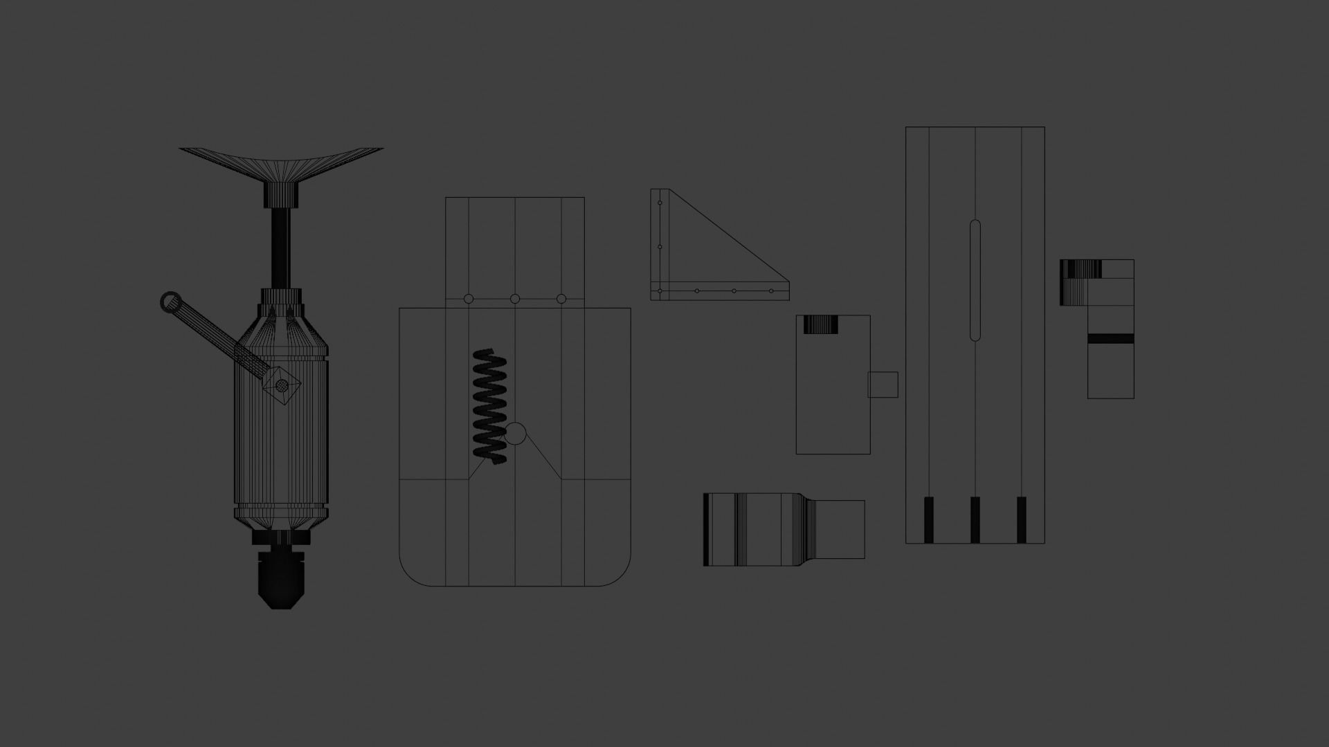 Real drill stand 3D model 3D printable CGTrader