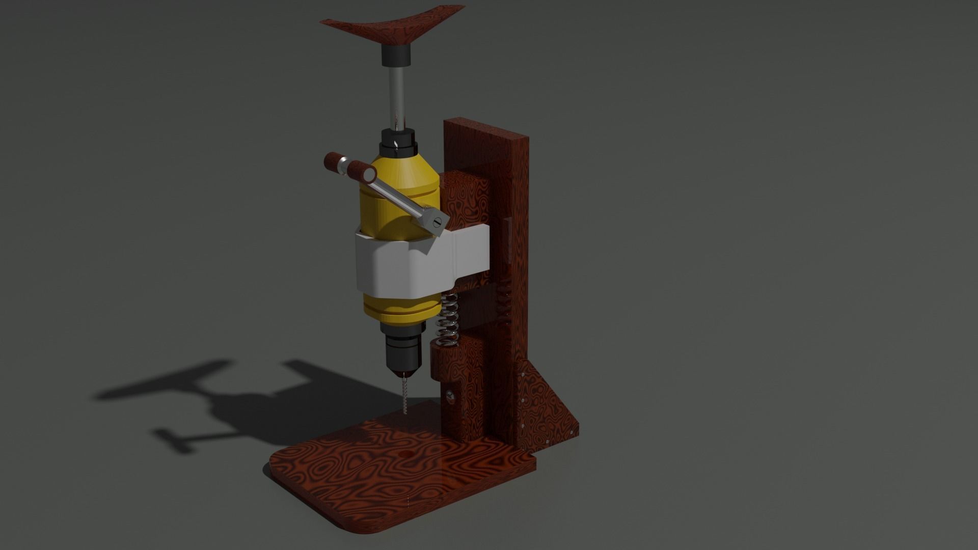 Real drill stand 3D model 3D printable CGTrader