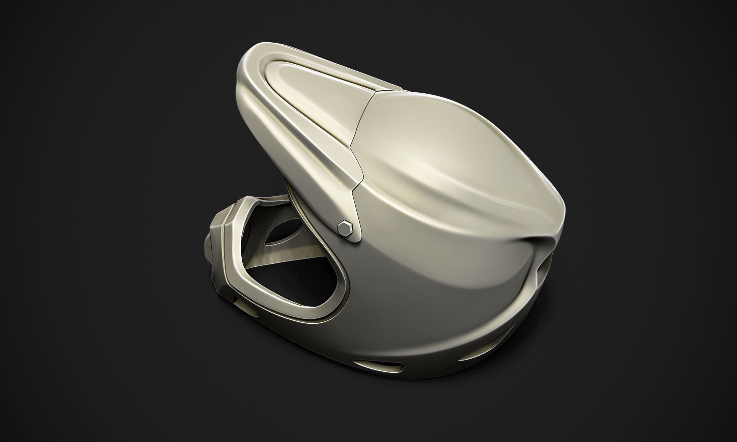 Motorcross Helmet 3D model 3D printable | CGTrader