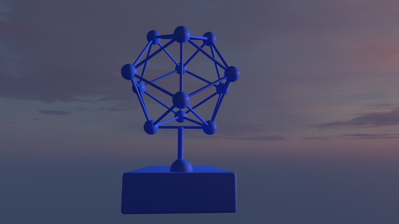 Atom Array 3D model 3D printable | CGTrader