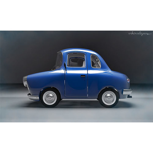 Cartoon-Car 3D model