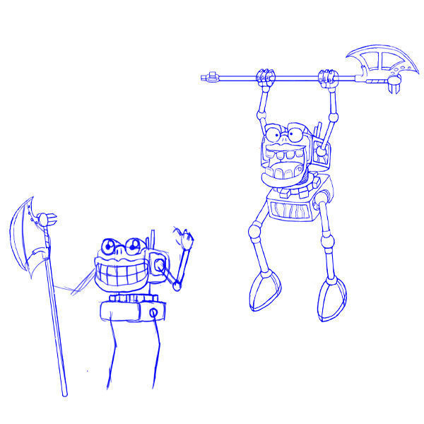 Modron - Duodrone - Geometric Warrior free 3D model 3D printable | CGTrader