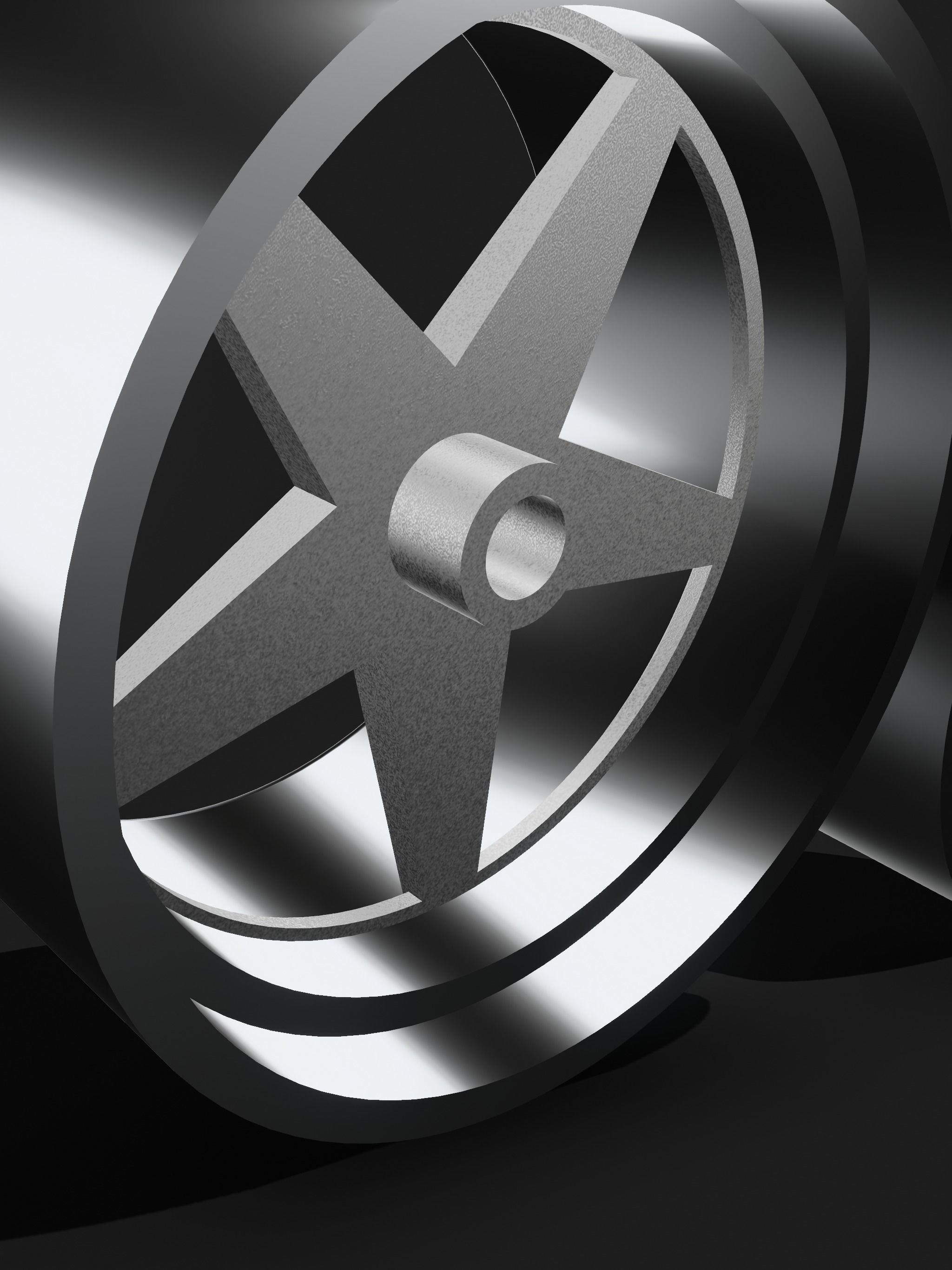 MOMO Star 3 pce Wheels staggered rims deep dish 3D model 3D printable ...