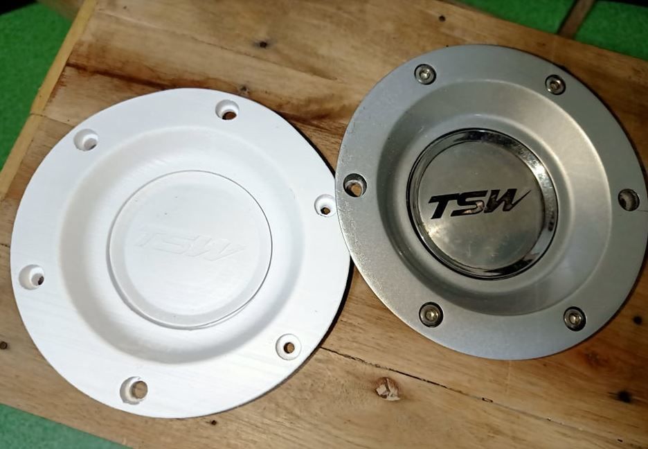 TSW Wheel Center Cap 3D model 3D printable CGTrader