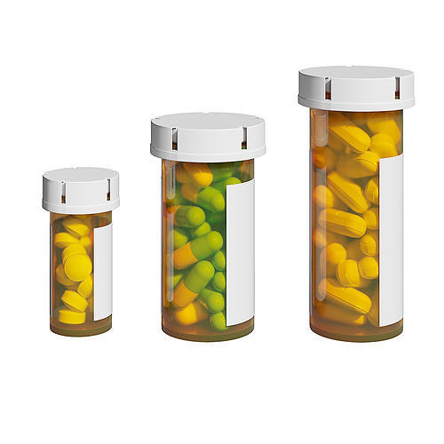 Pills set 3 3D model