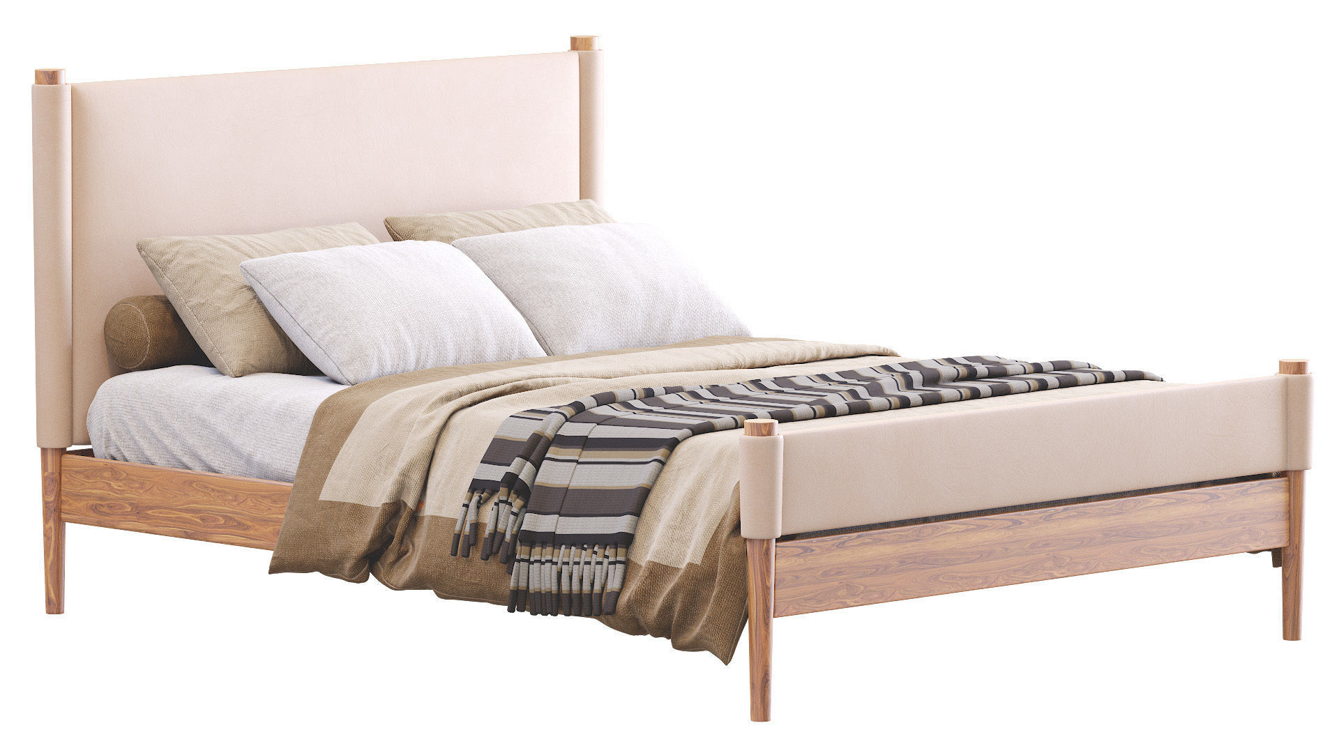 Walker Bed By West Elm 3D model CGTrader