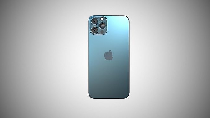 3D Model IPhone 12 Pro VR AR Low poly CGTrader