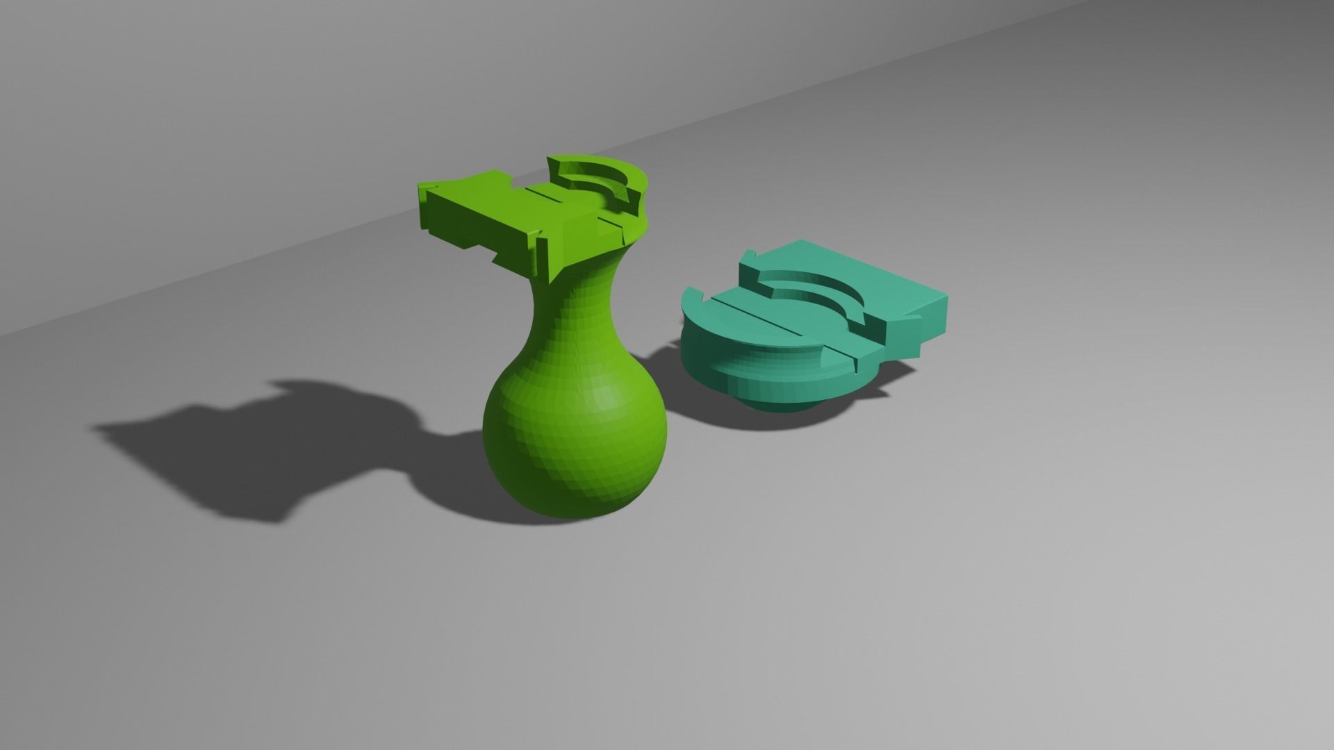Model Painting Handle 3D model 3D printable CGTrader