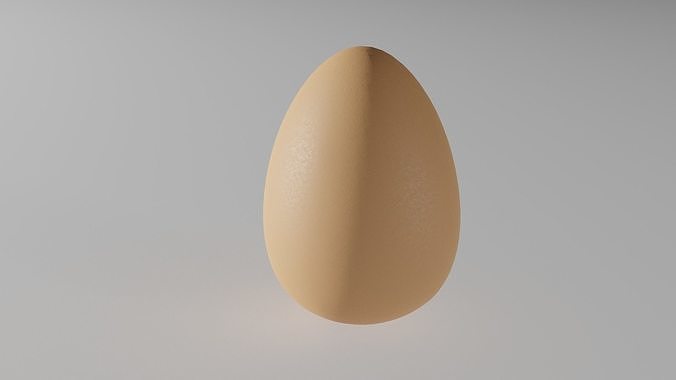 Chicken Egg 3D model | CGTrader