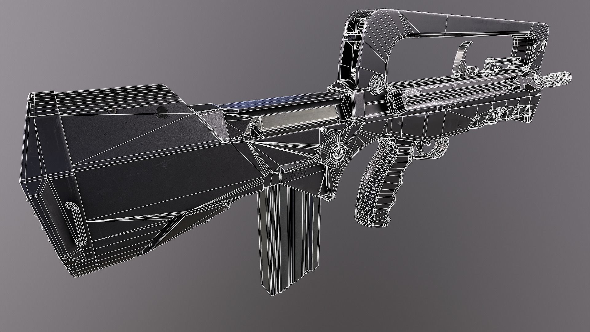 3D model FAMAS F1 Rifle VR / AR / low-poly | CGTrader