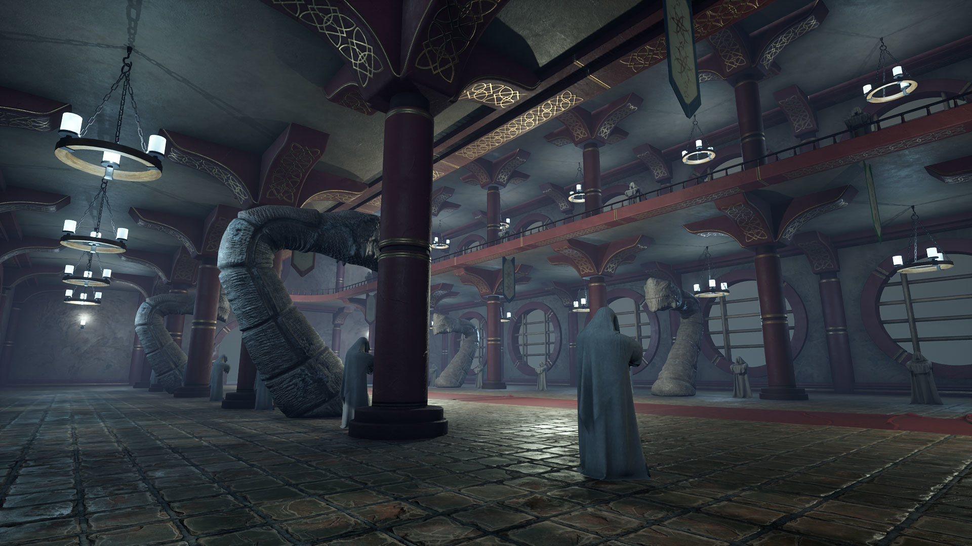 3D model Dragons Great Hall VR / AR / lowpoly CGTrader