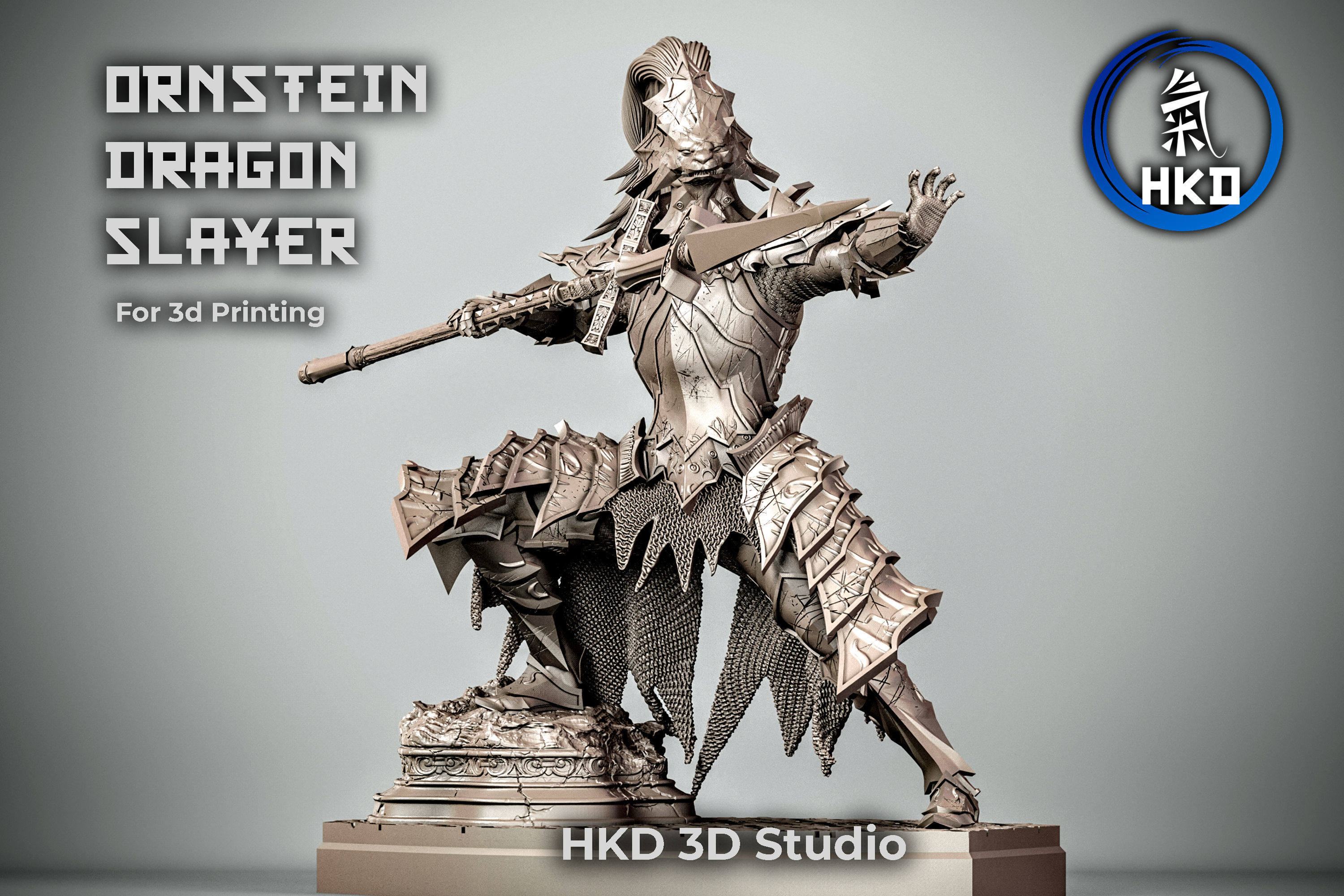 Ornstein Dragonslayer fan art - Dark souls 3D model 3D printable | CGTrader