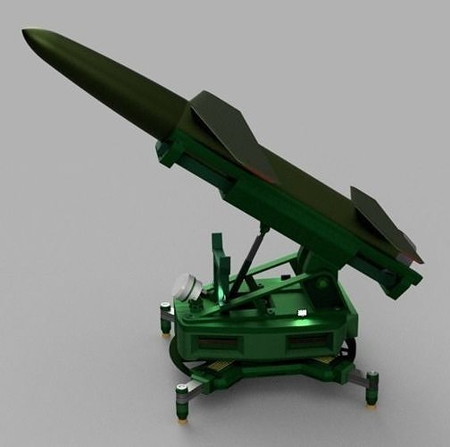 Anti land 01 3D model rigged CGTrader