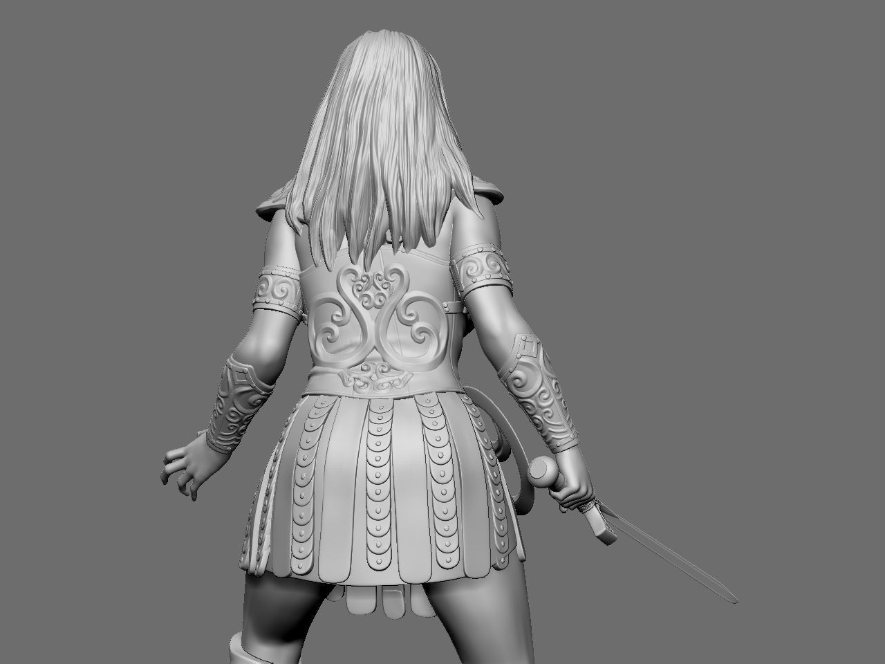 Xena and Gabrielle 3D model 3D printable | CGTrader