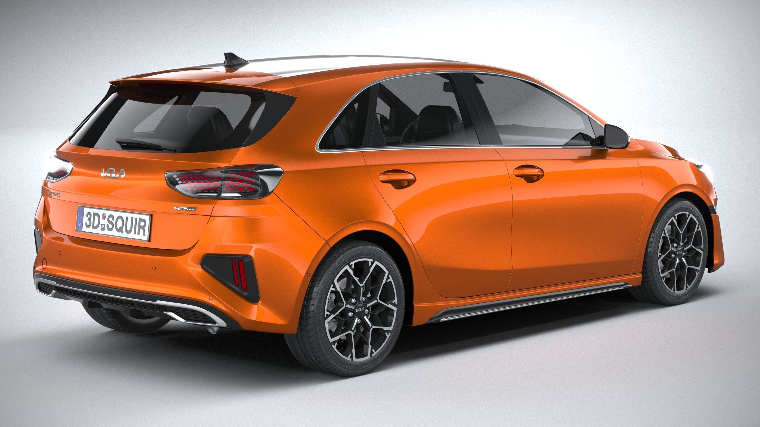 Kia Ceed GTLine 2022 3D model CGTrader