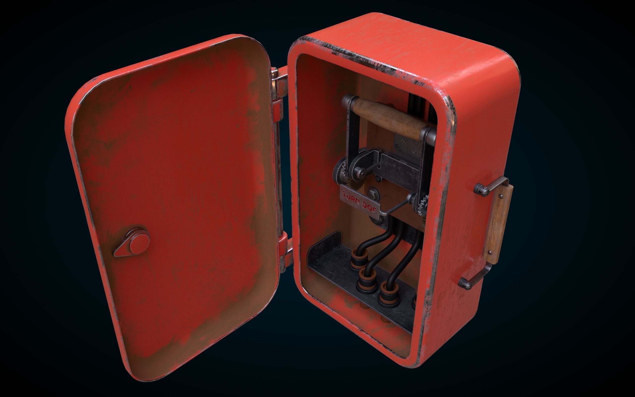 3D model Electrical panel Fuse Box VR / AR / lowpoly CGTrader