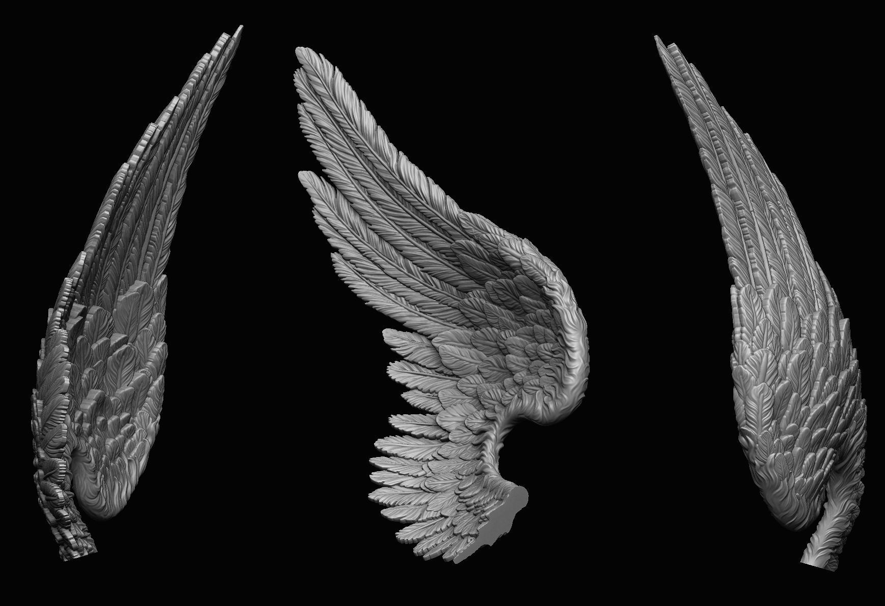 Wings Printable 7 3D model 3D printable | CGTrader
