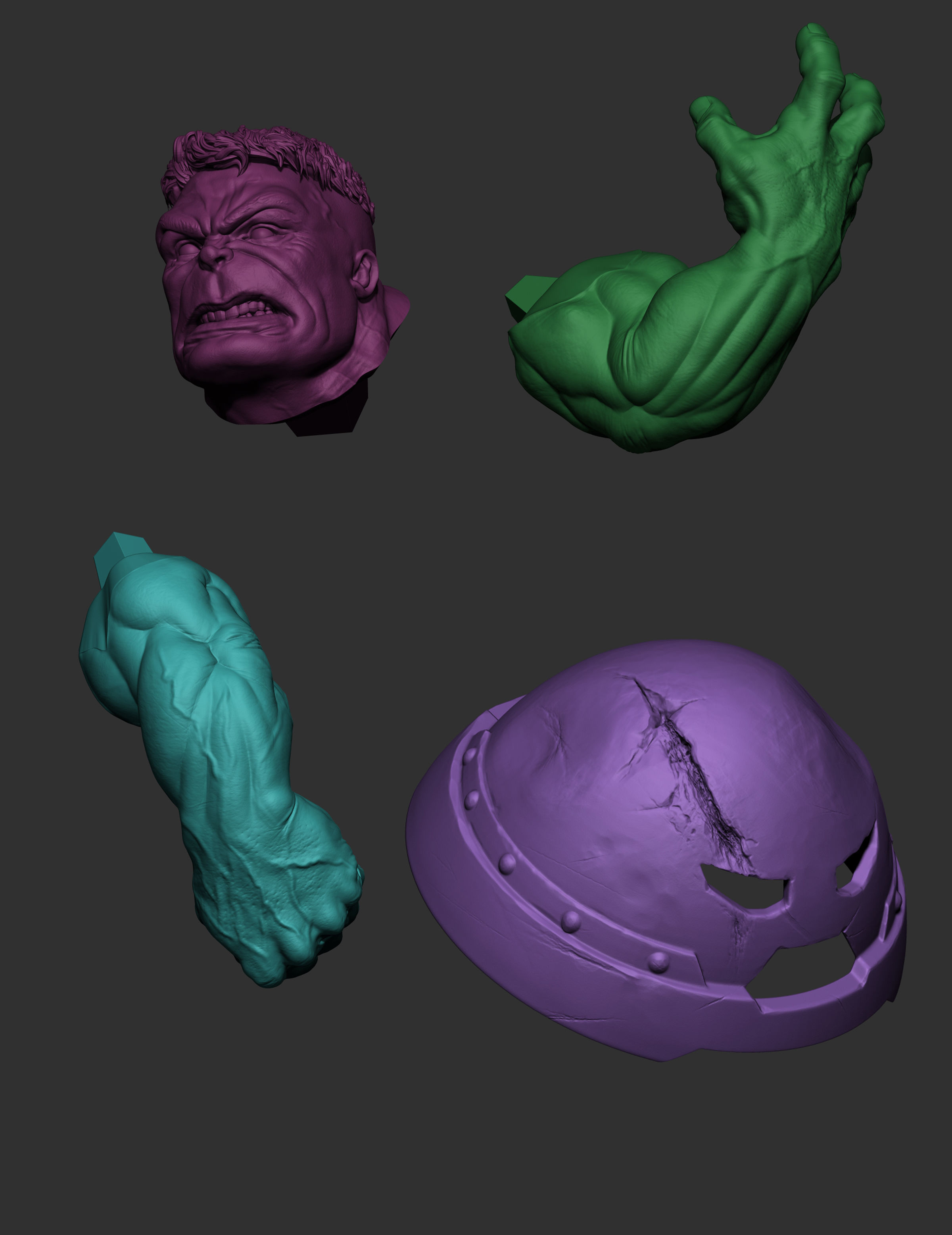 Hulk - 3D Print STL 3D model 3D printable | CGTrader