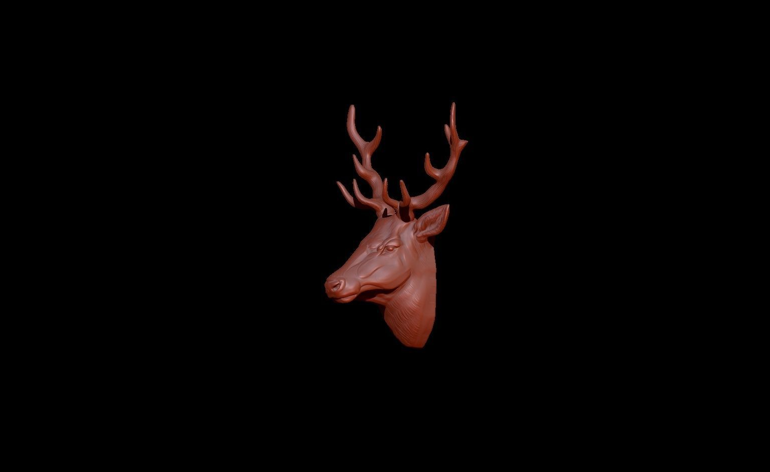 Deer Head 3D model 3D printable | CGTrader