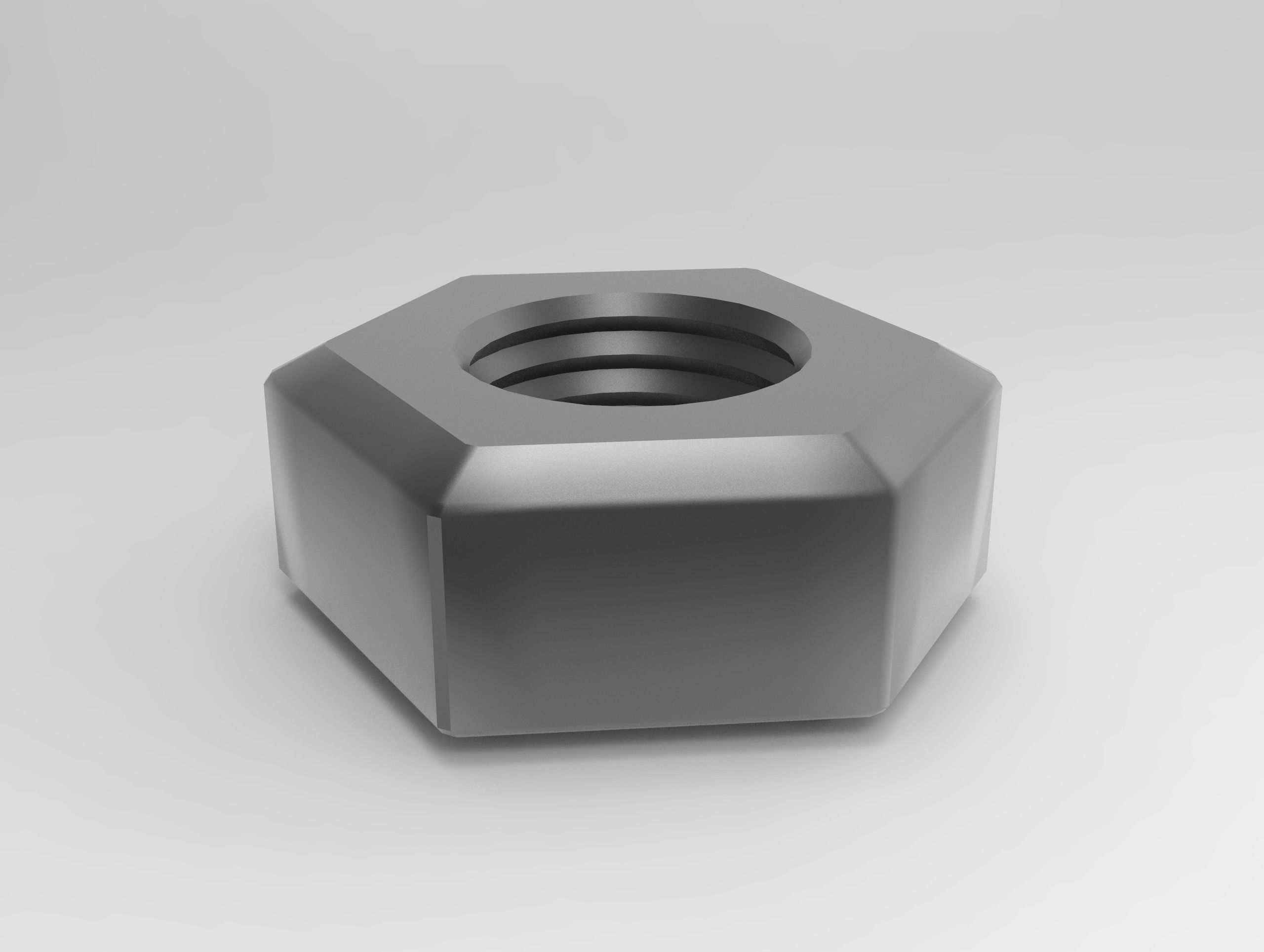 Lock Nut 3D model CGTrader