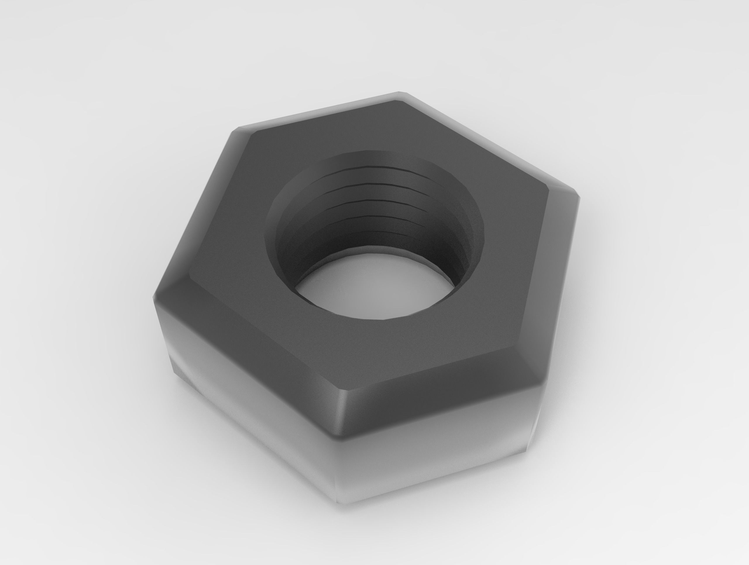 Lock Nut 3D model CGTrader