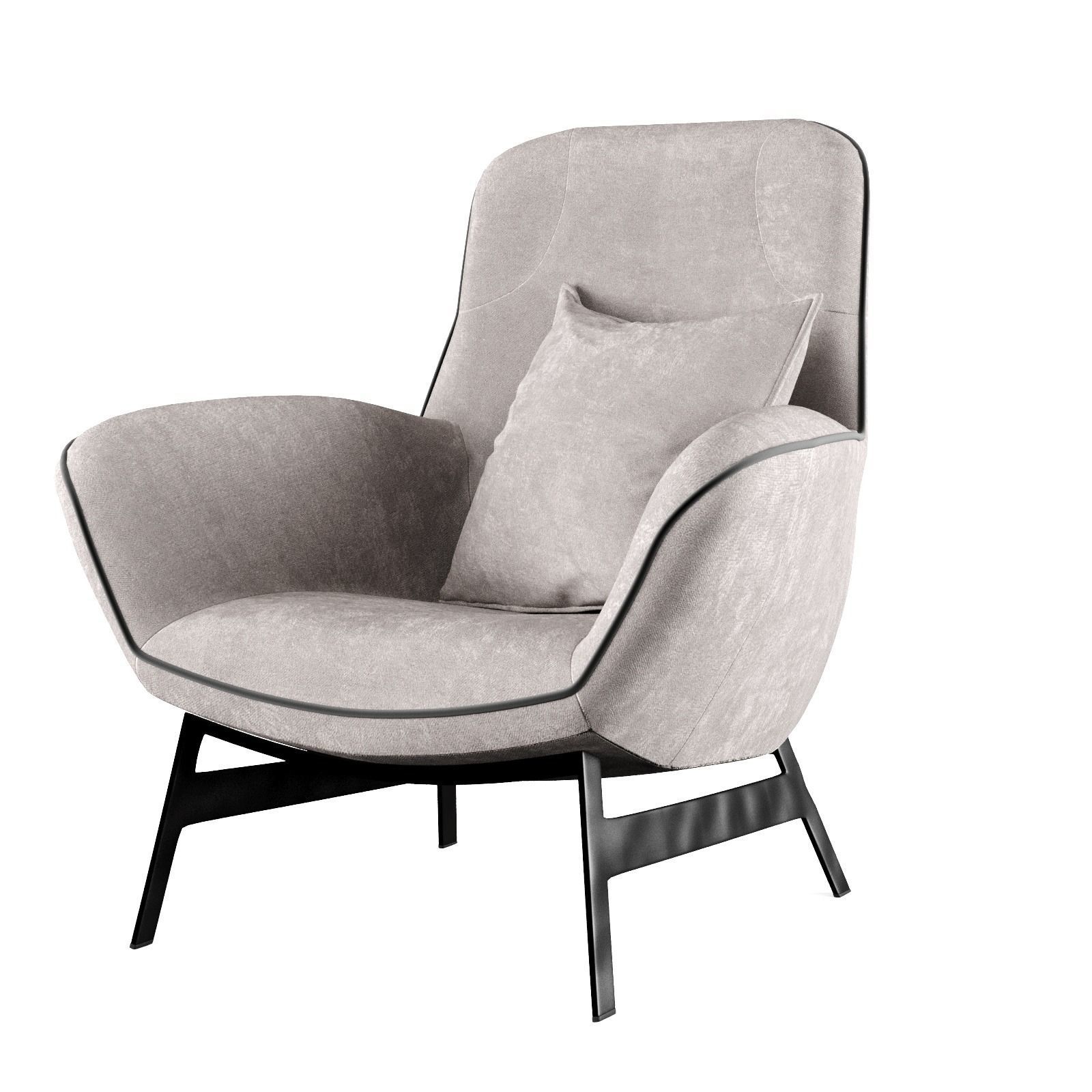 ROM Rico King Chair 3D model CGTrader