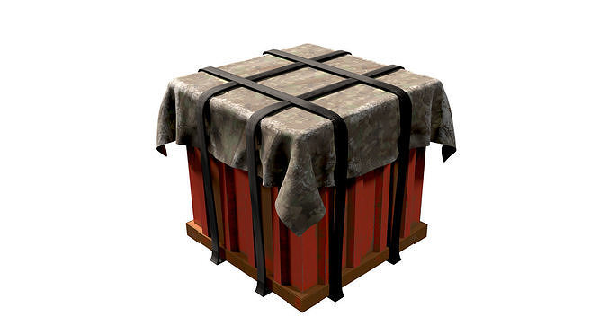 Big Air Drop Low-poly 3D model