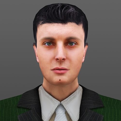 MAN 59 - WITH 250 ANIMATIONS Low-poly 3D model