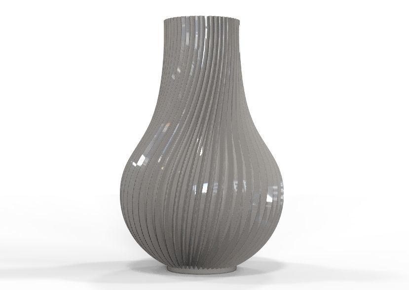 Flower Vase 3D model 3D printable | CGTrader