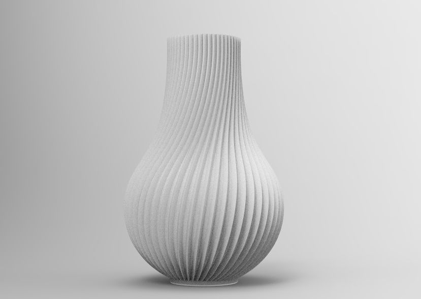 Flower Vase 3D model 3D printable | CGTrader