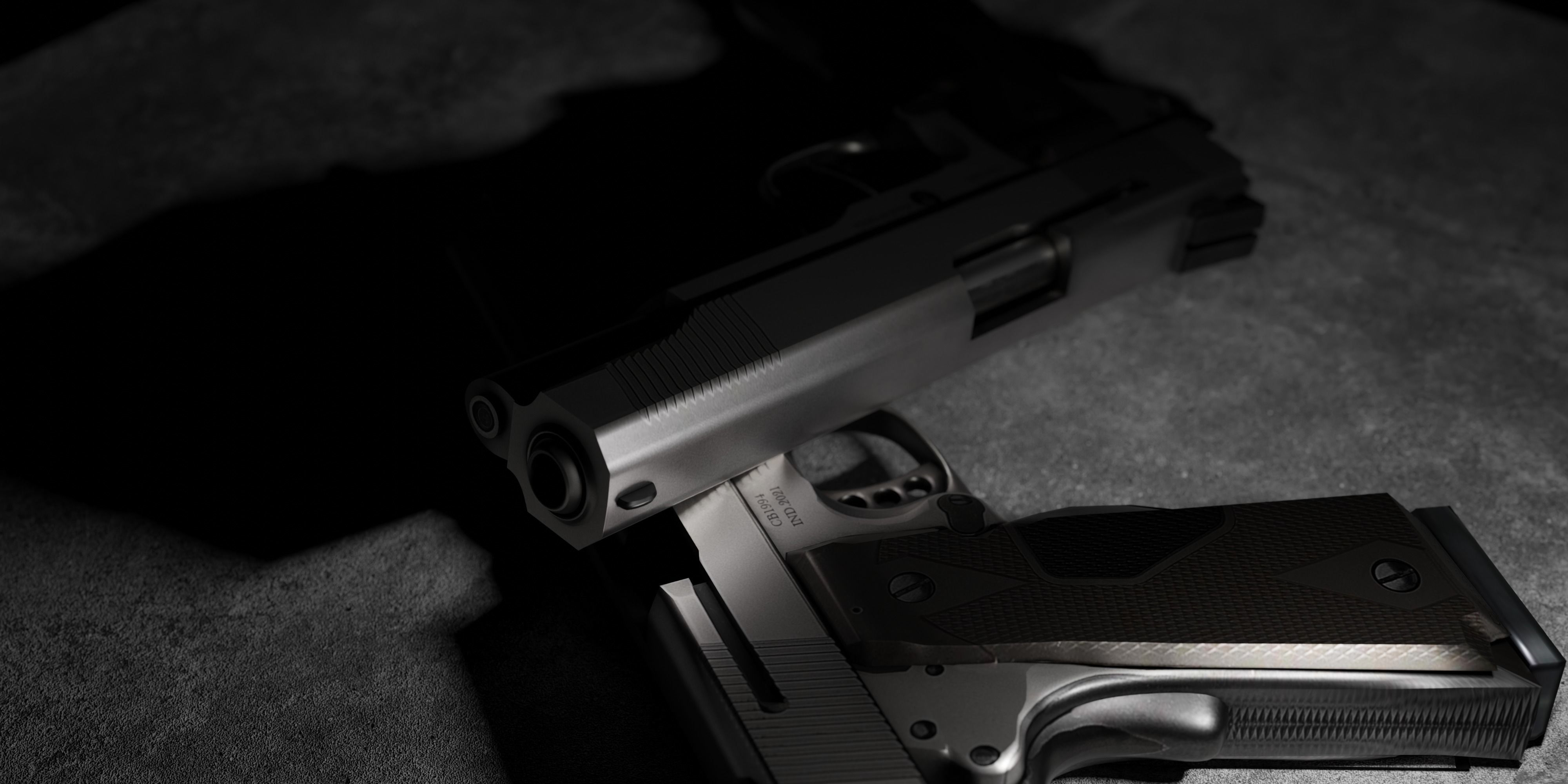 Best Realistic Pistol Gun 3D model animated | CGTrader