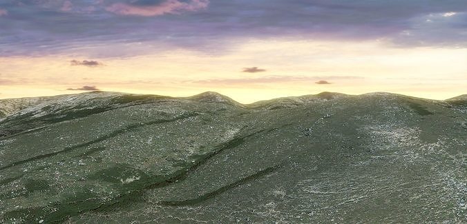 10 Background kitbash landscapes for your main scene Vol2 Low-poly 3D model