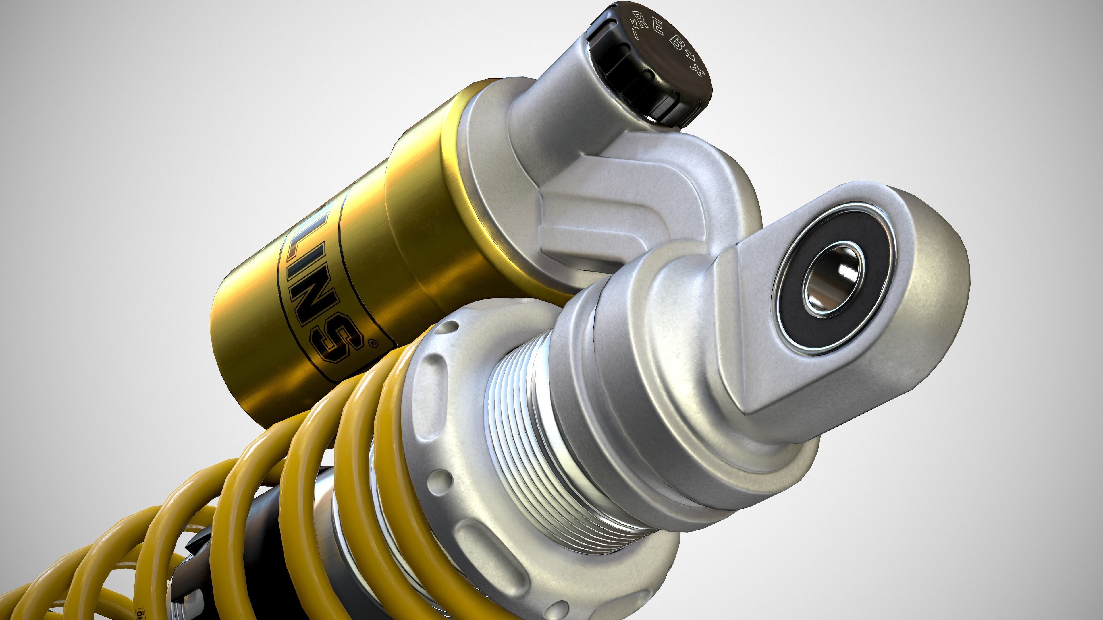 Ohlins Suspension 3D model CGTrader