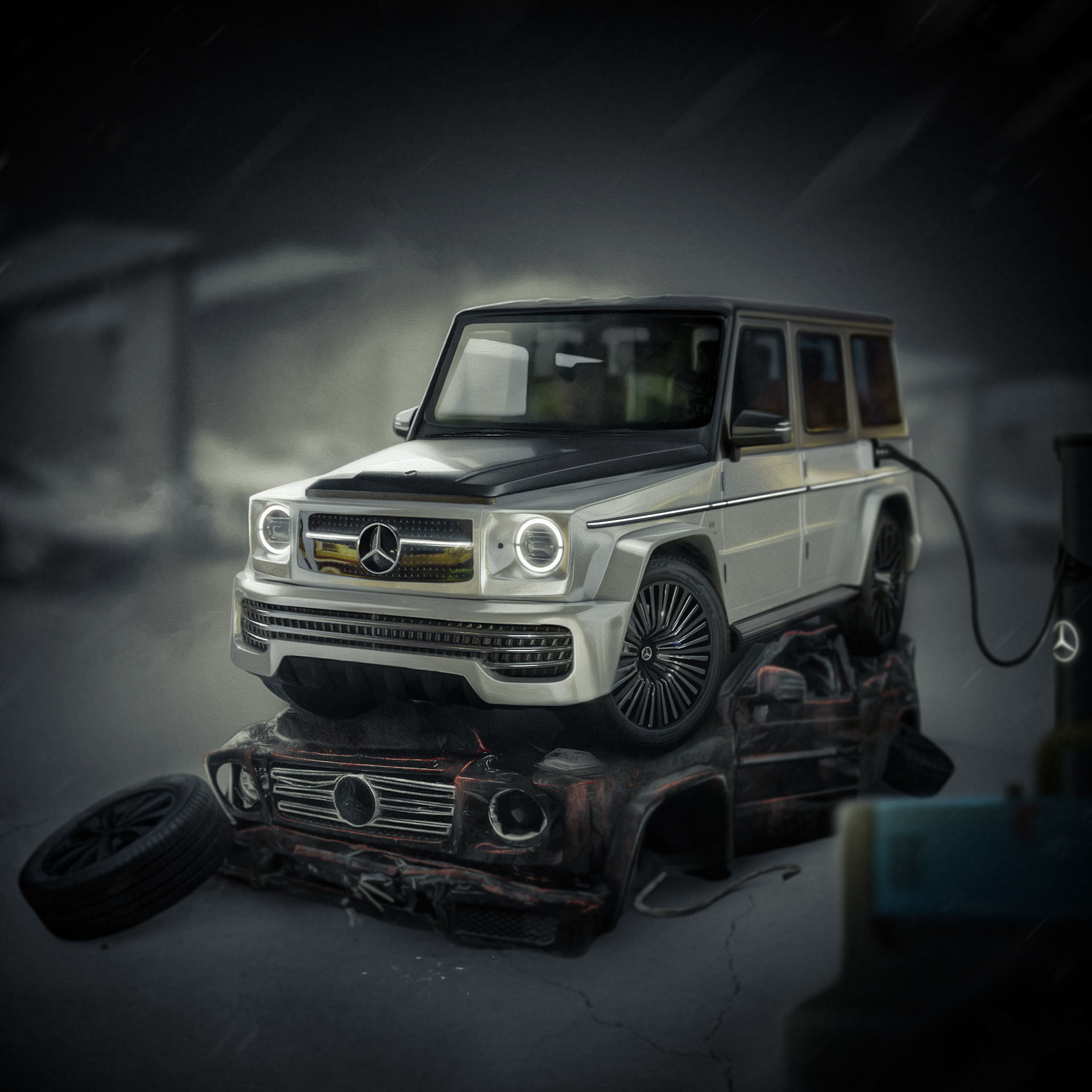 Electric G Wagon 3d Model 3D model CGTrader