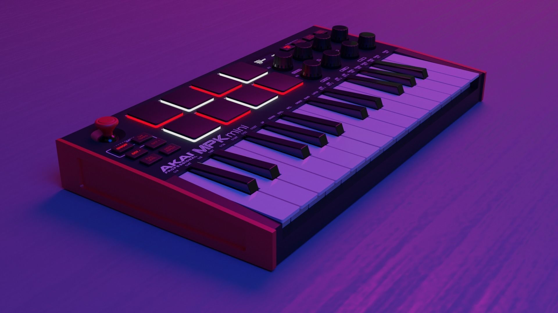 3D model Akai MPK mini MK3 VR / AR / lowpoly CGTrader