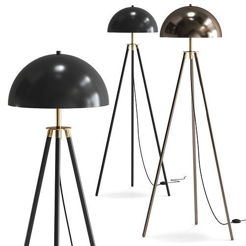 TRIPOD DOME FLOOR LAMP by SHADES OF LIGHT 3D model